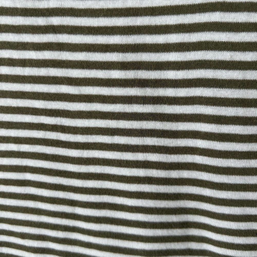 LOFT Black and White Striped Tank Top - Picture 3 of 4